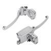 2pcs 1in Brake Clutch Master Lever Aluminum Alloy Universal Accessory for Motorcycle