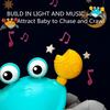 Crawling Crab Toy for Baby Rechargeable Crab Run Away with Music Led Light Up Toddler Gift Electric Induction Escape Toys