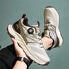 Sneaker Herren Sommer Mesh atmungsaktiv Drehknopf Laufschuhe Outdoor Reise Wanderschuhe erhöhend Herrenschuhe