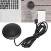 Conference Microphone, 360 Degrees Omnidirectional Pickup with Noise Reduction Chip, Plug and Play USB Microphone for Online Meeting Business Conferen