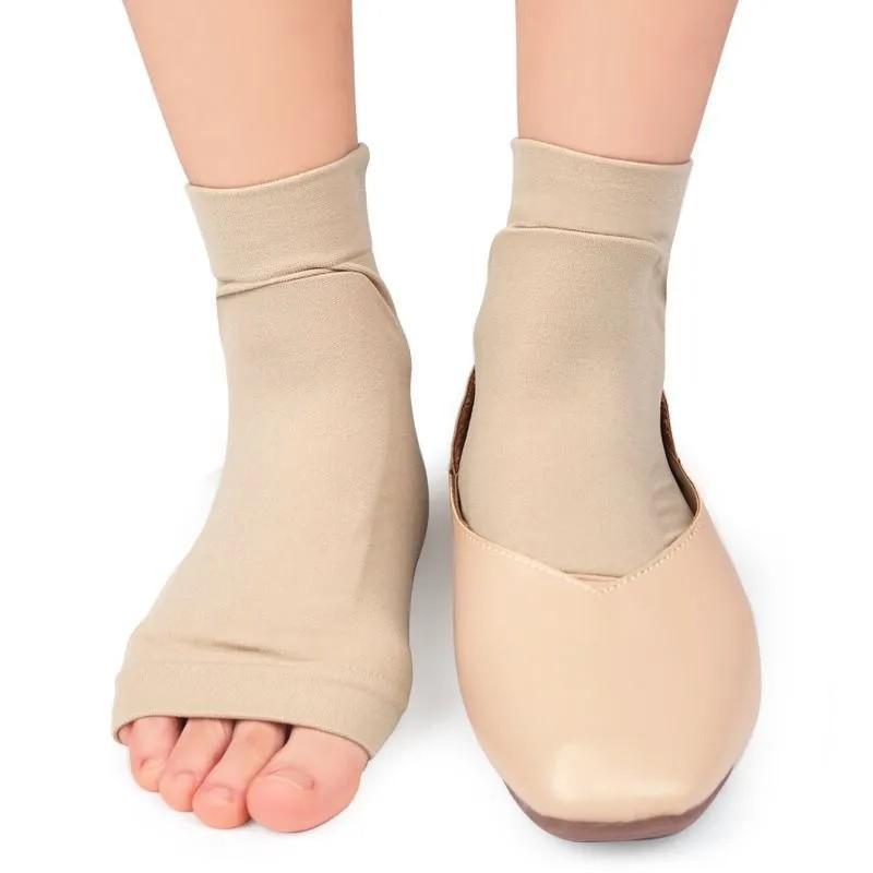 Heel Anti-crack Leggings Socks For Men And Women Running Sports Breathable Gel Anti-crack Figure Skating  Sleeves