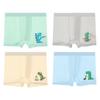 LANSWE Boys' 5A Antibacterial Summer Ice Silk Mesh Boxer Briefs (4-Pack)