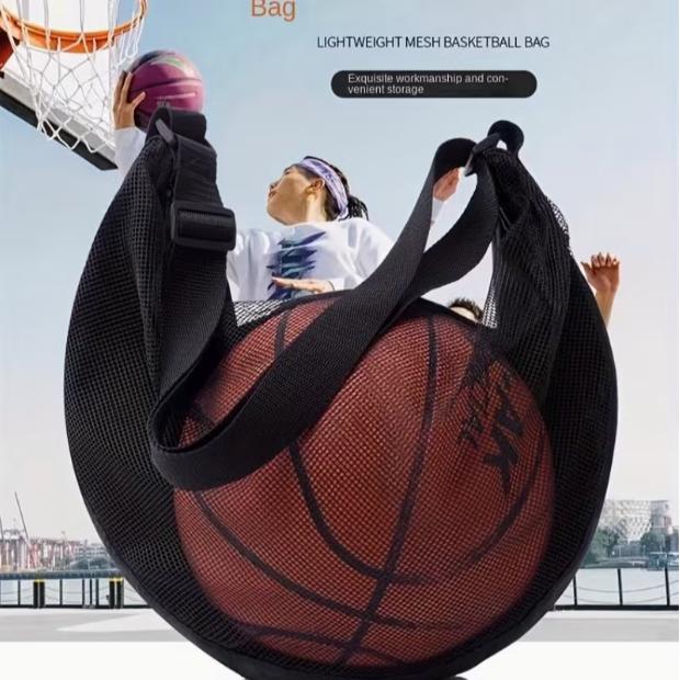 Basketball Storage Single-shoulder Crossbody Bag, Football Storage Bag, Basketball Bag, Volleyball Net Bag, Bowling Bag