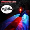 2PCS Motorcycle LED Lamps Welcome Door Courtesy Light With Projector Angels Wing Led Carpet Underglow For Car Motorcycle Light