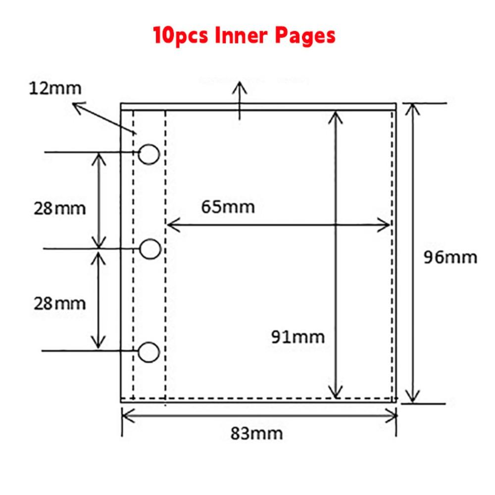 

A5/A8 Photo Album Water Ripple Storage Booklet New Photocards Holder A8 Inner Pages
