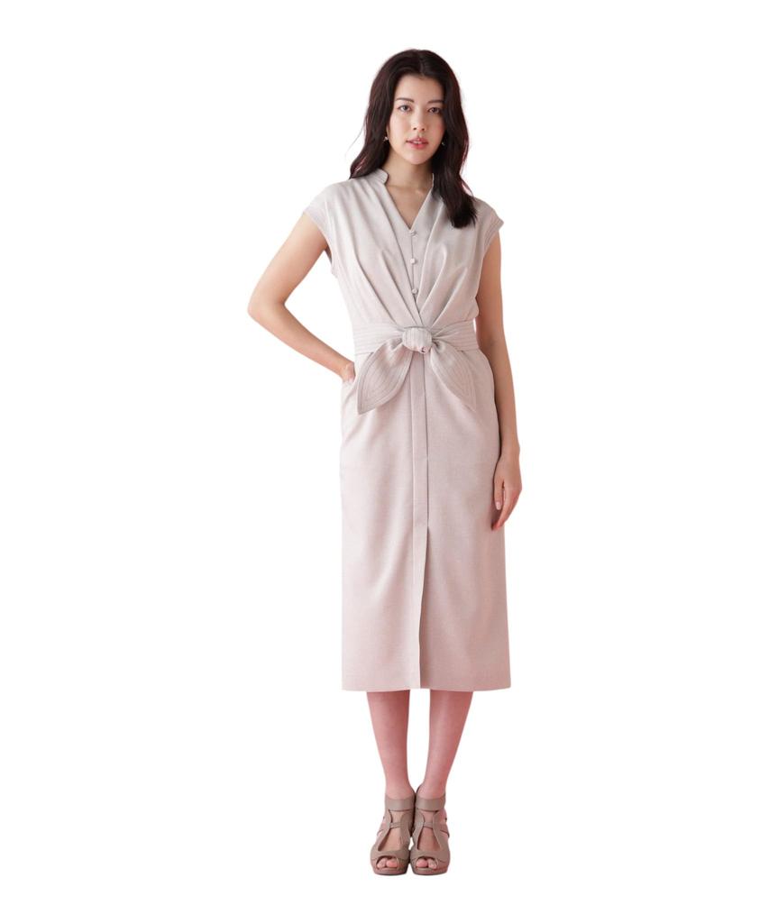 Dress with Waist Tucks 38 [Pinky & Dianne] One-piece 031-6140505 Women's 040_Beige