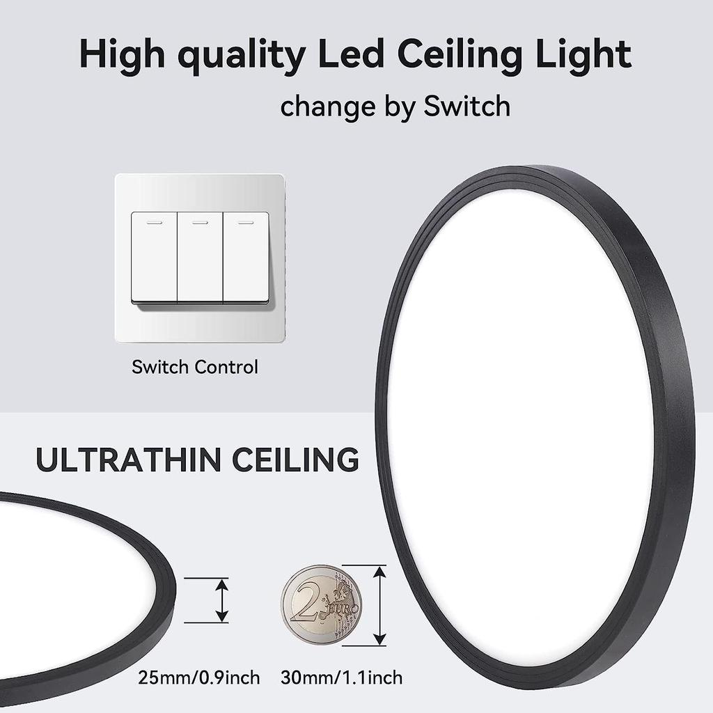 27cm 37cm Ultra Thin LED Ceiling Lamp 220V Indoor Lighting Room Decoration Ceilings Light for Kitchen Bedroom Corridor Bathroom