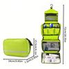 Outdoor Travel Three In One Wash Bag, Portable Dry Wet Separation Storage Bag, Multifunctional Pure Nylon Makeup Bag.zwq