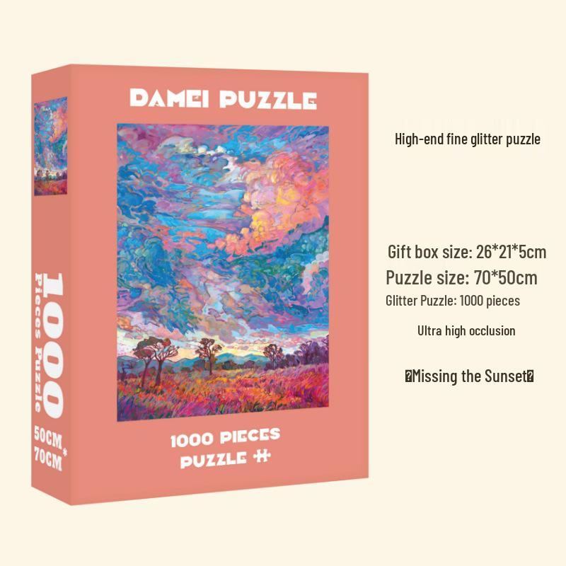 In Stock 1000-Piece High-Quality Challenging Jigsaw Puzzle for Adults - Customizable