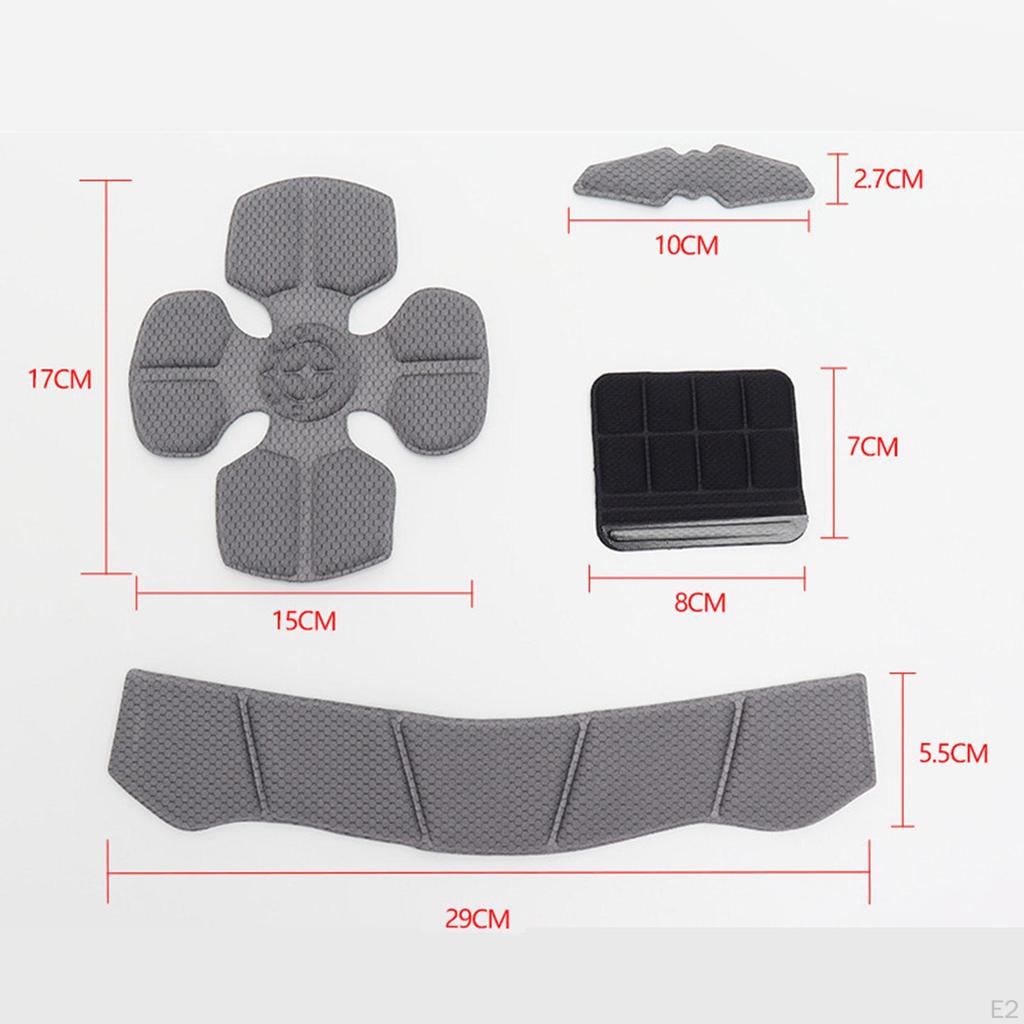 Helm-Innenpolster-Set, Schutzpolster, Professionelle Kopfschutz-Einlage
