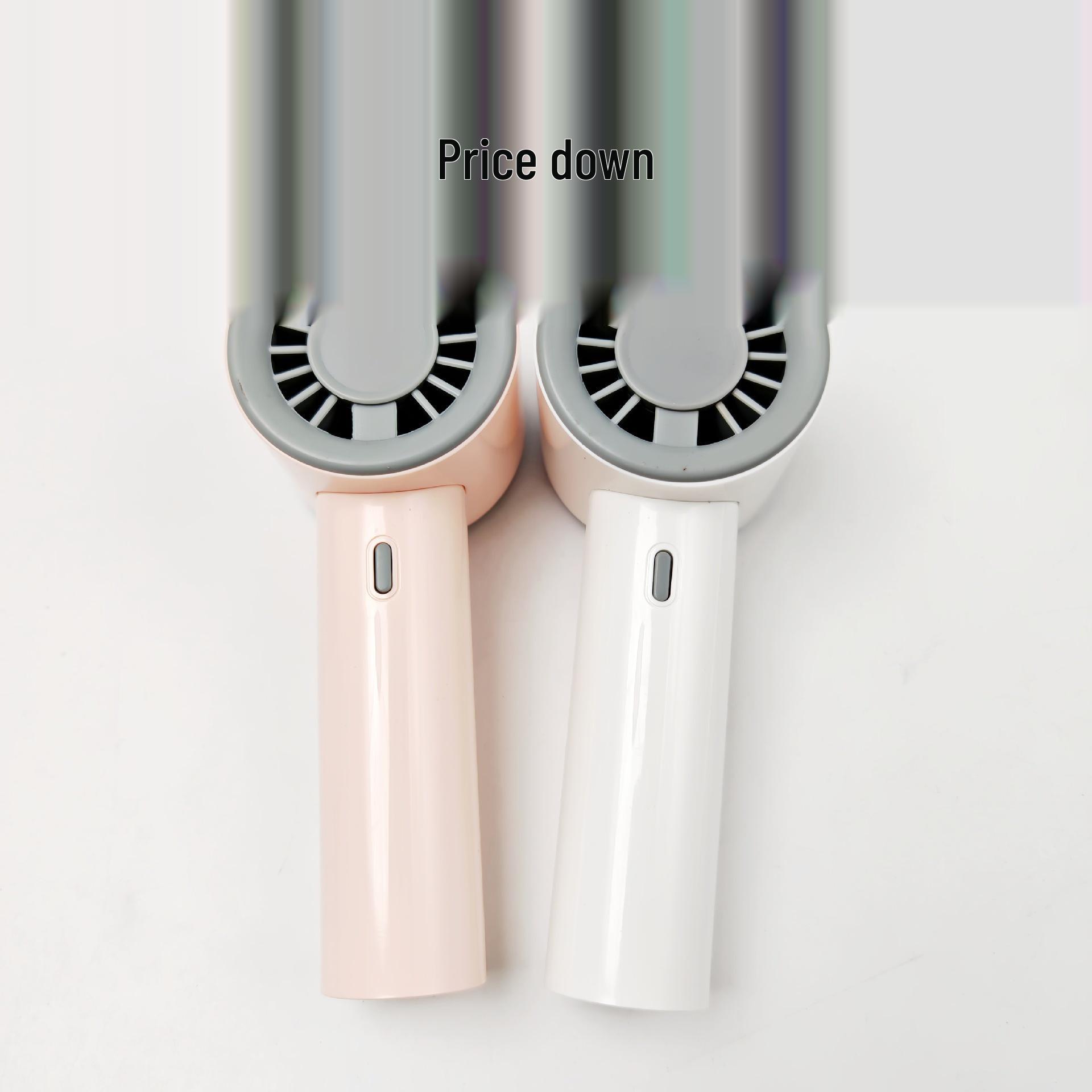 

Portable USB Rechargeable Multifunctional Small Desktop Fan for Outdoor Use Mini рожевий