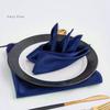Polyester Serving Fabric Napkin Cloth Table Dinner Plates Linen Handkerchief Towel Set For Hotel Wedding Party Events Decoration