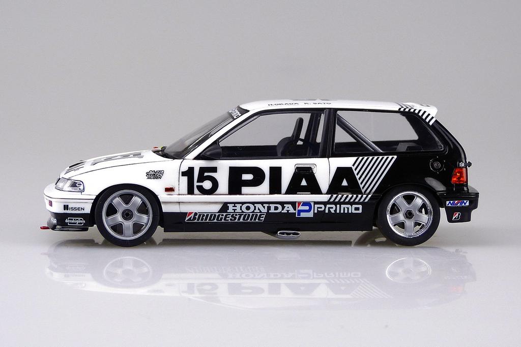 Aoshima Bunka Kyozai BEEMAX Series Honda EF3 Civic Plastic Model 1/24 No.6 Gr.A