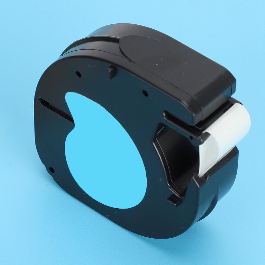Label Tape Ribbon for  Sticker Office Supplies LT‑12mm Black On Transparent 12267)