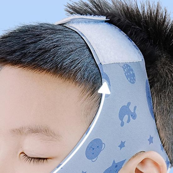 Kids Anti Snore Chin Strap Adjustable Breathable Keeping Mouth Closed Universal Children Sleep Aid Anti-Snoring Jaw Strap Breathing Corrector Device