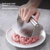 Stainless Steel Smash Burger Press Hamburger Patties Meat Masher Circular Meat Press Mold For Deli Meats Kitchen Accessories