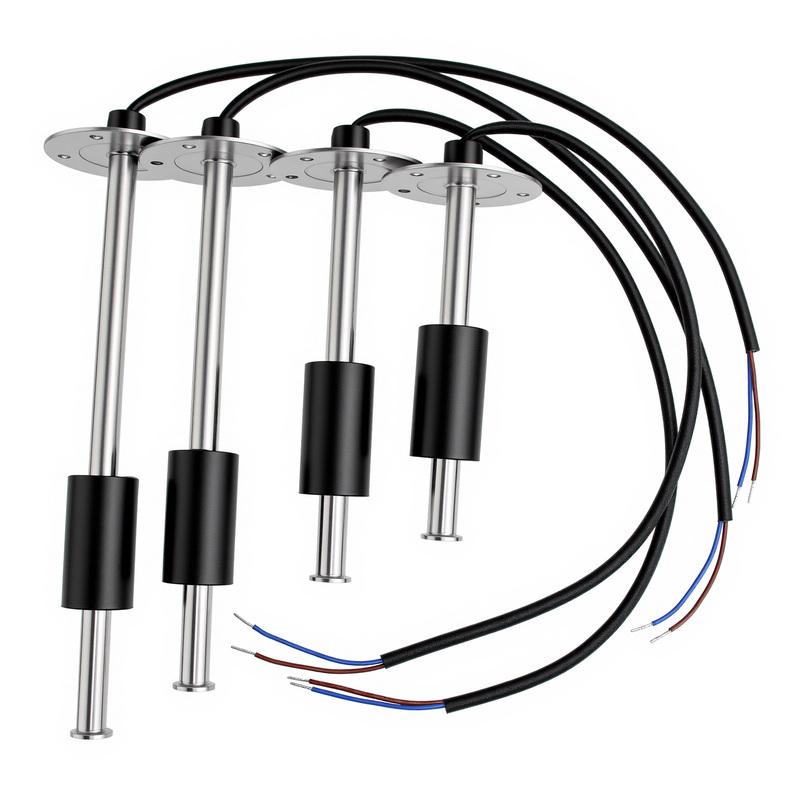 Stainless Steel Fuel Level Sensor 0-190 Ohm Fuel Float Sensor 100-600MM Fuel Level Oil Tank Sender For Marine Car Boat 12V/24V