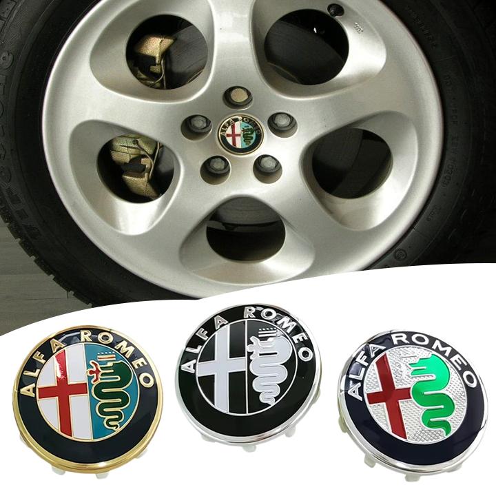 Για Alfa Romeo Giulia Giulietta Stelvio 159 147 156 Καλύμματα Κέντρου Τροχών 58mm Premium Καλύμματα Κέντρου Τροχού Ανθεκτικά στις Γρατζουνιές Αξεσουάρ Αυτοκινήτου
