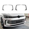 1 Pair Bright Black ABS Front Bumper for Volkswagen Tiguan MK3
