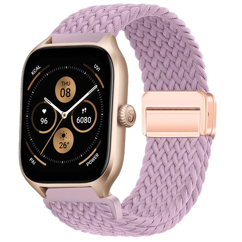 Braided Solo Loop Strap For Amazfit GTS/2/2e/3/4/GTS2 Mini/GTR 2/2e/4/3/Pro Nylon Bracelet Amazfit Bip 6 5 20mm/22mm Watch Band