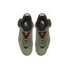 Travis Scott X Air Jordan 6 Retro Olive Unisex Sneakers Green Medium-Olive Black-Sail-University-Red CN1084-200