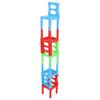 18 Plastic Chairs 4 Glass Cups Set Tumbling Drinking Game for Party Travel Promotions