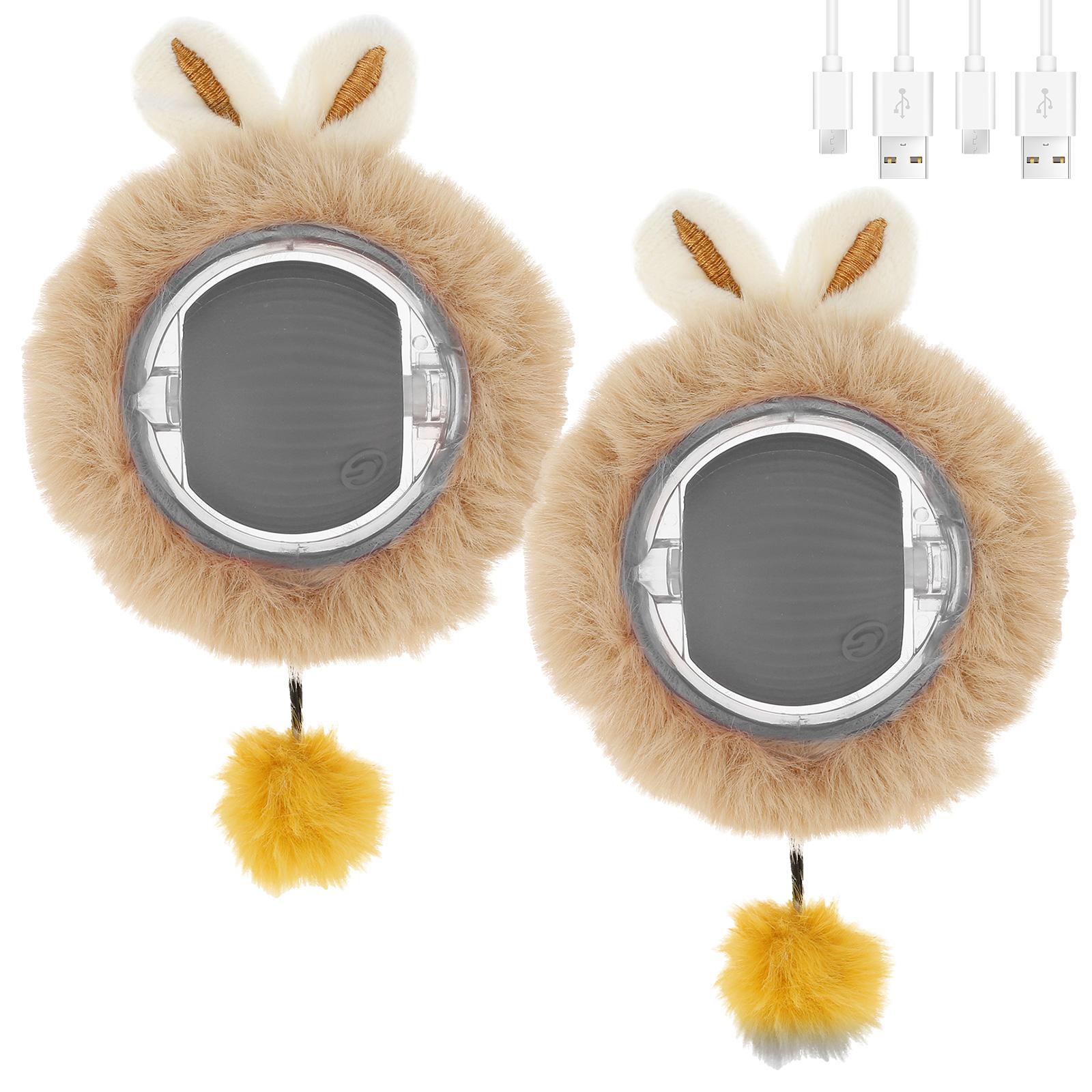 

Electric Cat Ball Silicone Interactive Pet Toy Multiple Modes Smart Rolling Cat Ball With Cord Rechargeable Auto Moving Pet Ball 2Pcs серый