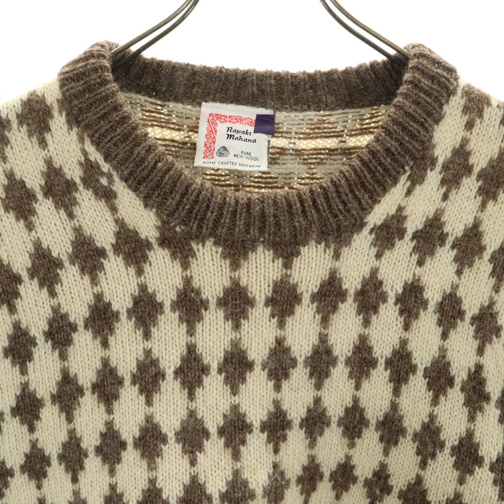 Rapaki Mahana 90s Made In New Zealand Old Overall Handle Long Sleeve Sweater Men's Used