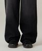 URBANAGE Standard Wash Wide Denim Pants Black