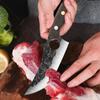 Schmiede-Ausbeinmesser, Küchenmesser aus rostfreiem Stahl, Küchenmesser zum Abschaben von Schuppen, bequemer Holzgriff, Küchenmesser zum Schneiden von Obst und Gemüse