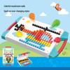 3D Mushroom Peg Puzzle - Large DIY Assembly for Children's Concentration Training