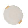 41CM Outdoors Grilling Pan 5MM Thicken Coating Stone Handled Multiple Fire Source Compatibility White