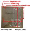 1PC Mesh Vegetable Grilled Fish Clip Anti-scalding Handle Splint Barbecue Net Household Barbecue Mesh Rectangle