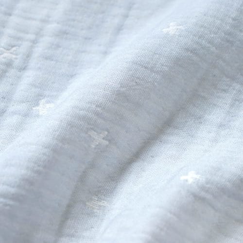10mois cotton tencel triple gauze kids sleeper powder blue 23151017