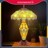Jiexing JJ9081 Retro Desk Lamp with DIY Assembly Building Blocks for Home Decoration and Lighting