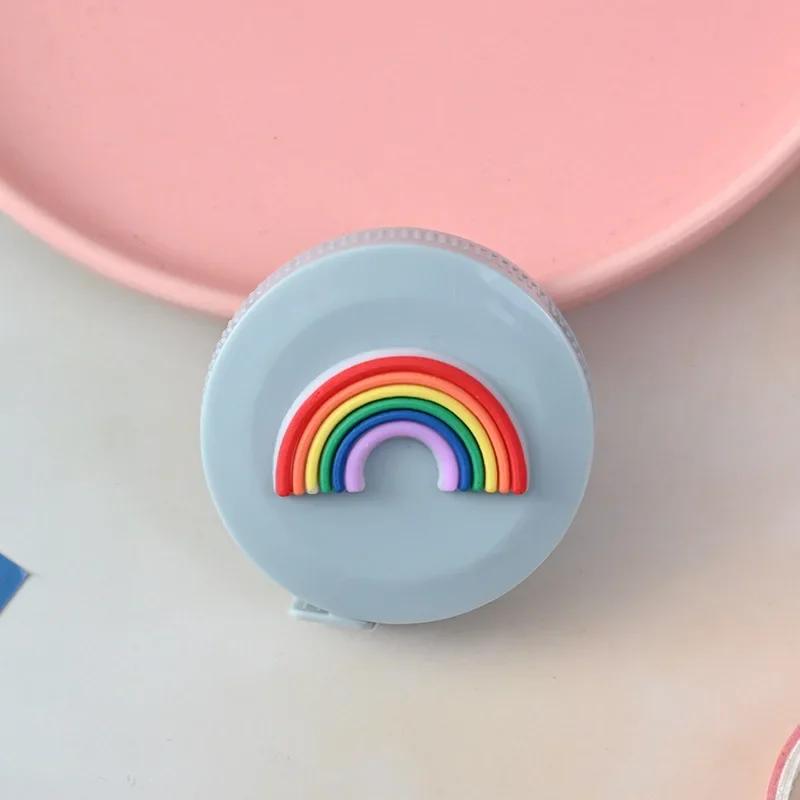 Mini Cartoon Tape Measure Round Lightweight Tapeline Inch/centimeter Scale Measuring Tape Children Handcraft Supplies