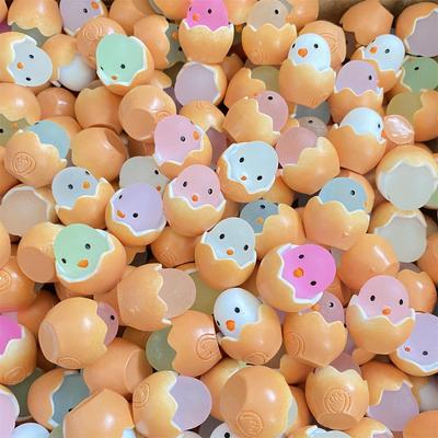Luminous Eggshell Chick Figurine - DIY Resin Micro Landscape Gift for Kids