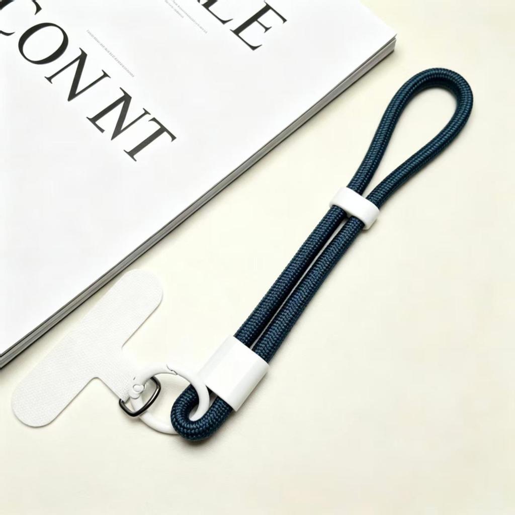 Adjustable 6mm Braided Anti-Drop Mobile Phone Wrist Strap with Self-Locking and Multi-Color Options