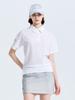 Challenger Women'S Sleeve Pocket Pq Collared Short Sleeve T-Shirt White