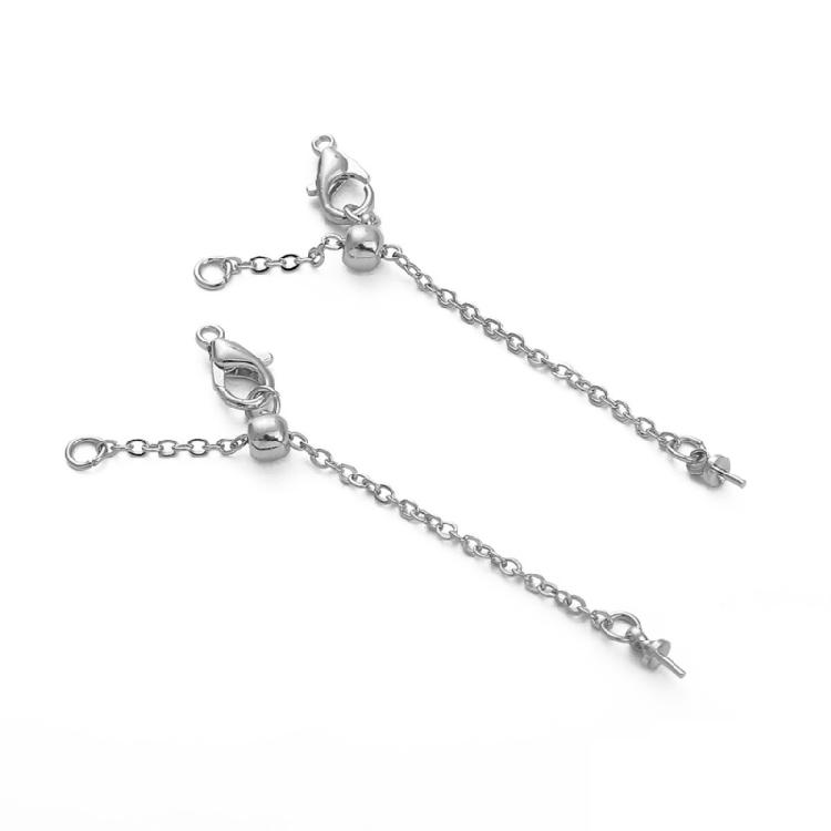 Sturdy Brass Adjustable Chain Portable Keychain with Lobster Clasp Fashion Accessory for Tent and Luggage Daily Use