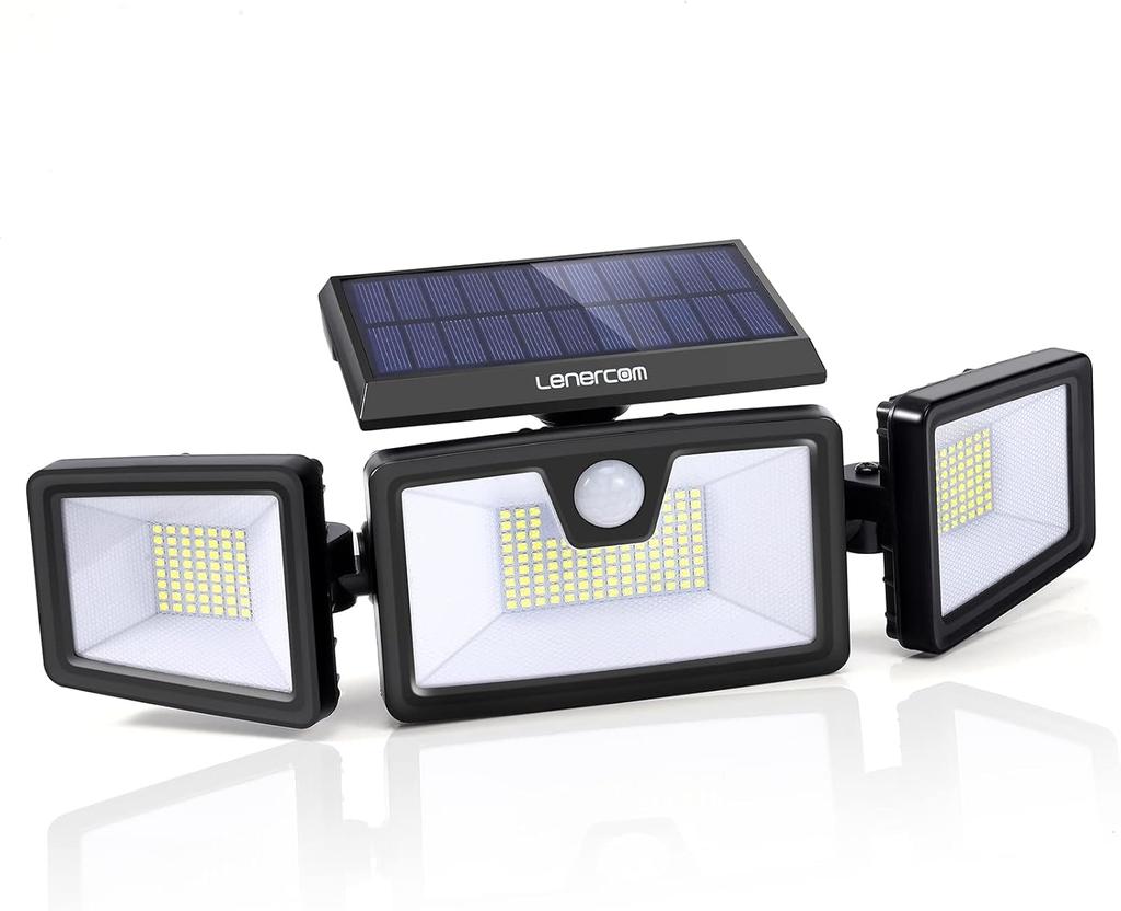 Powerful Triple Solar Garden Lamp 3in1 Led Motion Sensor Twilight