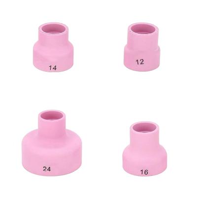 4Pcs Ceramic Welding Cup Set TIG Welding Accessory Ceramic Nozzle Supplies for WP9 20 25 17 18 26 TIG Welding Torch