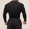 American Style Men's Quick Dry Color Block Long Sleeve Running Base Layer