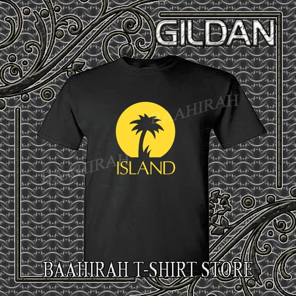 

New Shirt Island Records Palm Music Records Logo Funny T shirt Size S to 5XL 3XL