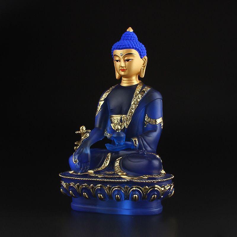 Shakyamuni Buddha, Amitabha Buddha, Medicine Buddha, small Buddha statues, Tibetan Five-Direction Buddha statues