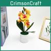 Butterfly Orchid Synthetic Bloom With Realistic Craftsmanship For Home Decoration And Outdoor Use