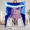 Michael-Jackson Ρετρό Εκτύπωση HD Κουβέρτα Μαλακή Ρίχτρα για Σπίτι Υπνοδωμάτιο Κρεβάτι Καναπέ Ταξίδι Γραφείο Μονόχρωμη Κάλυψη Κουβέρτα Ενήλικες