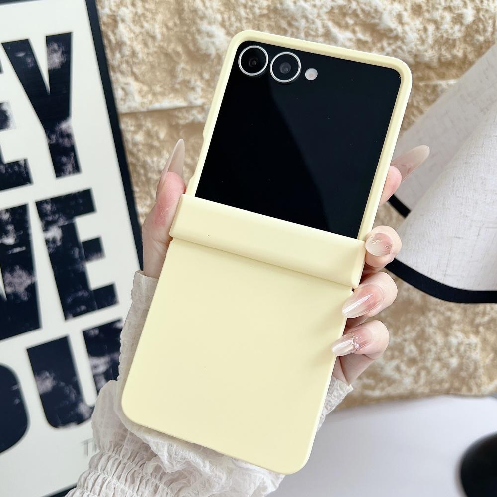 Gradient Double Color Matte Case for Samsung Galaxy Z Flip 7 6 5 4 3 flip7 ZFlip Hinge Protection Hard PC Shockproof Slim Cover