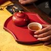 Edenus Luxury Golden Snake Cinnabar Glaze Kung Fu Tea Set