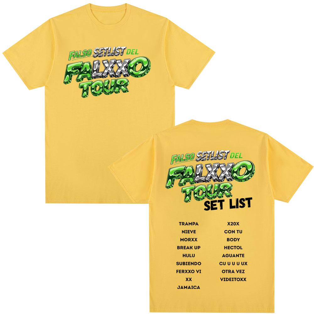 Rapper Feid Ferxxo 2026 Tour Tshirt Unisexs Women Clothing Fashion Hip Hop Tshirts Cotton Casual Comfort Short Sleeve Tee Shirts